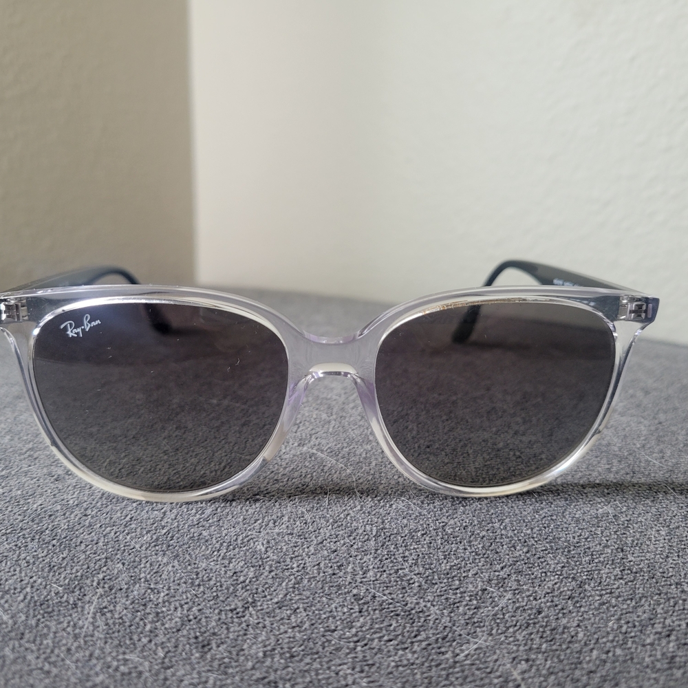 Ray-Ban Women's Clear Frame Sunglasses RB4378 GUC